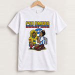 94 world cup colombia valderrama maradona white tee front