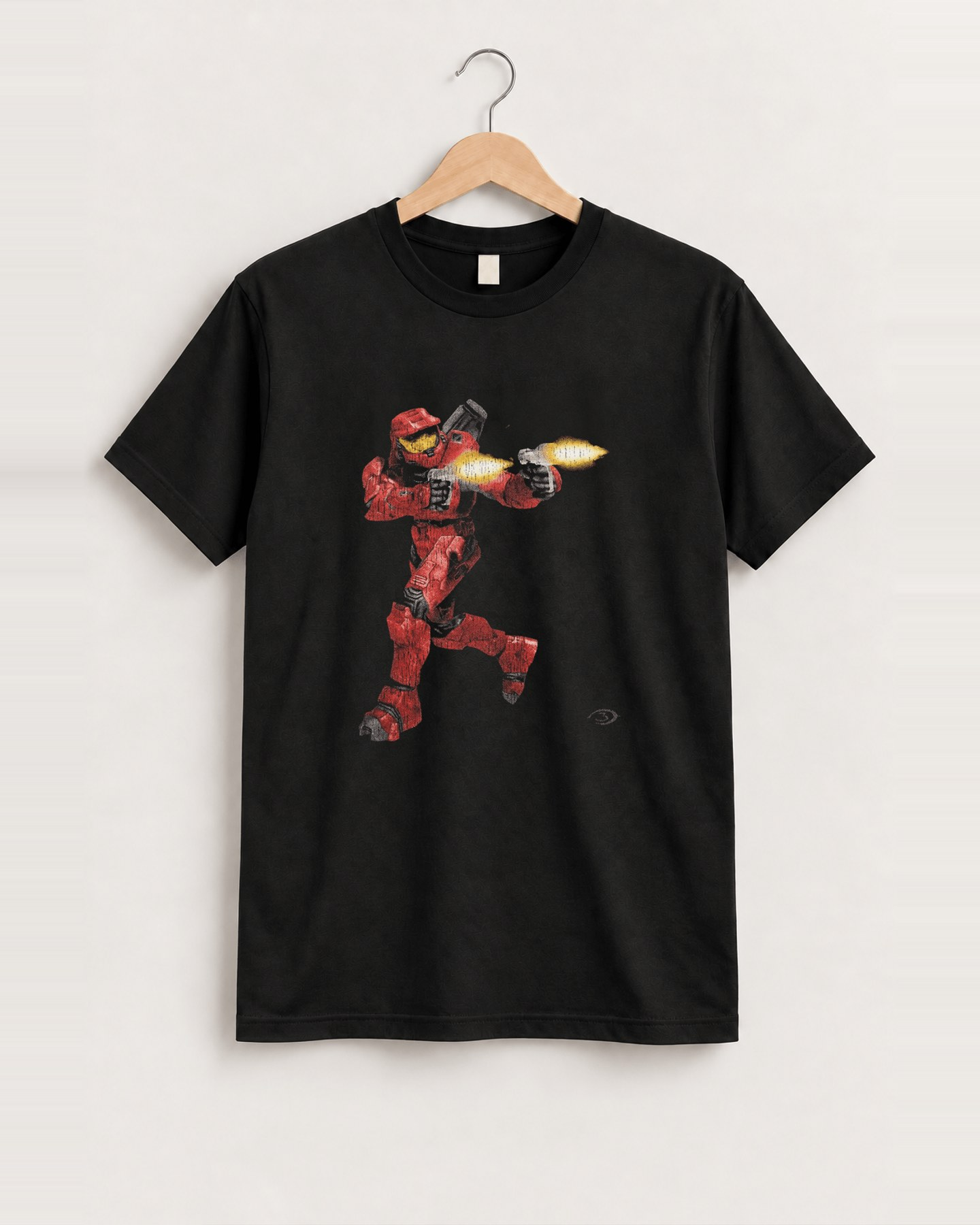 Halo 3 black tee front