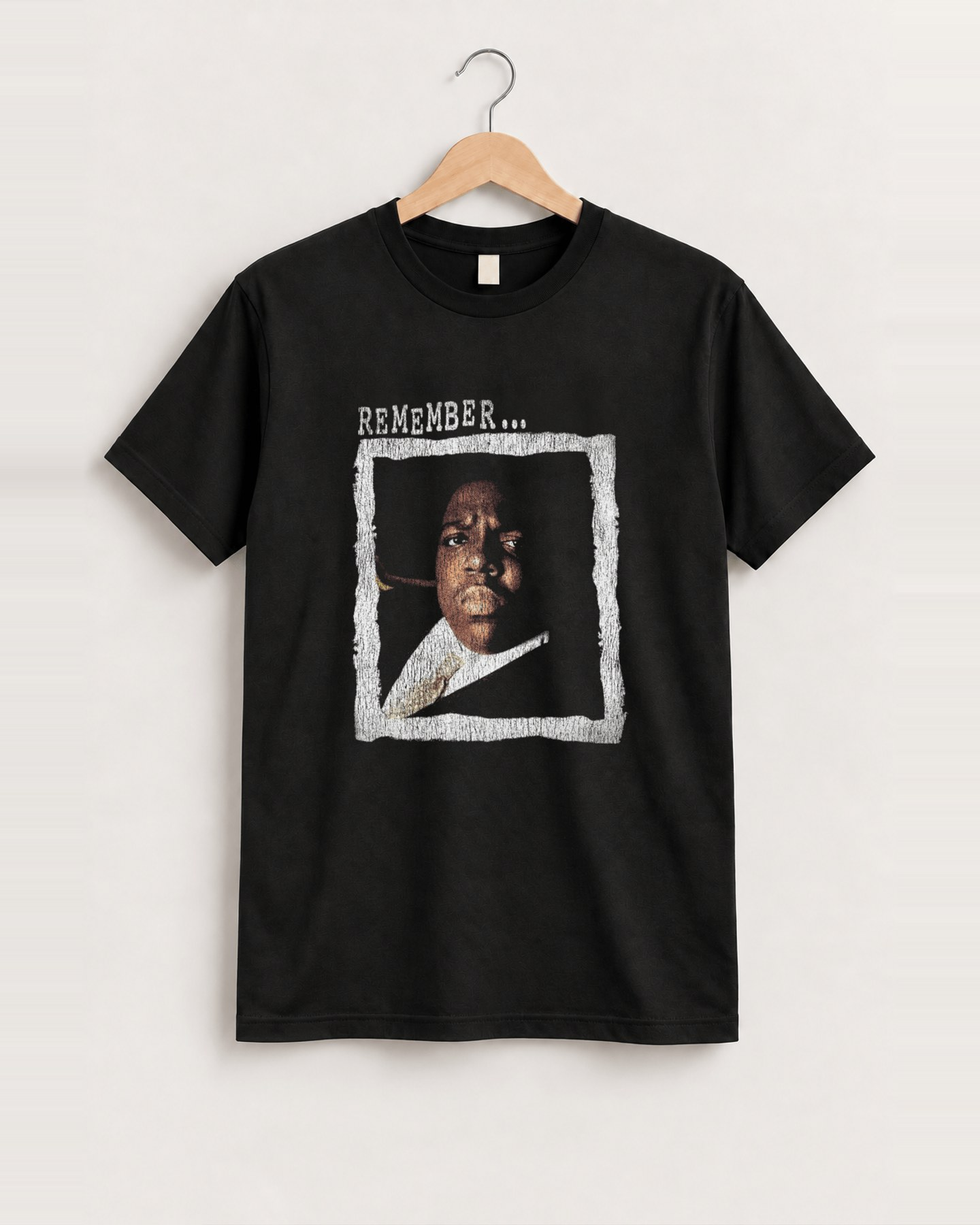 Rip biggie black tee front