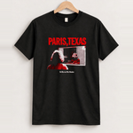 Paris texas promo black tee front