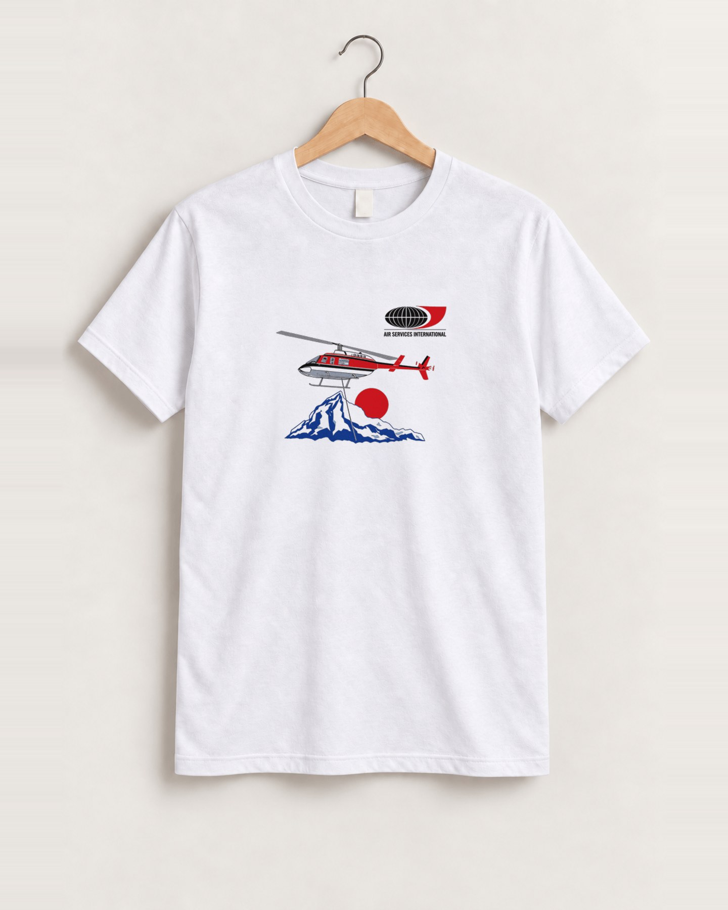 Air services international - napoleon dynamite white t-shirt, approved scene front [FG-83472771ab7c]