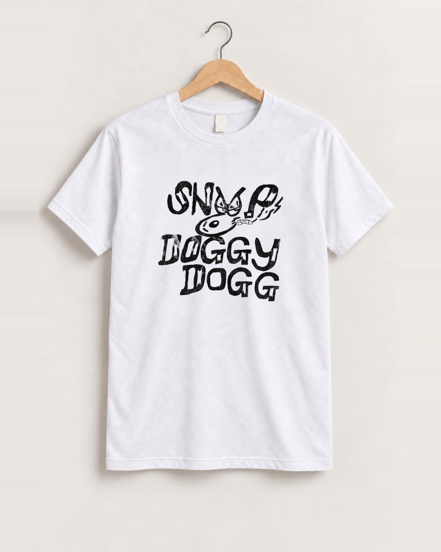 90s snoop dogg what's my name white tee front