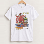 70s 'fat albert' christmas special retro graphic white tee front