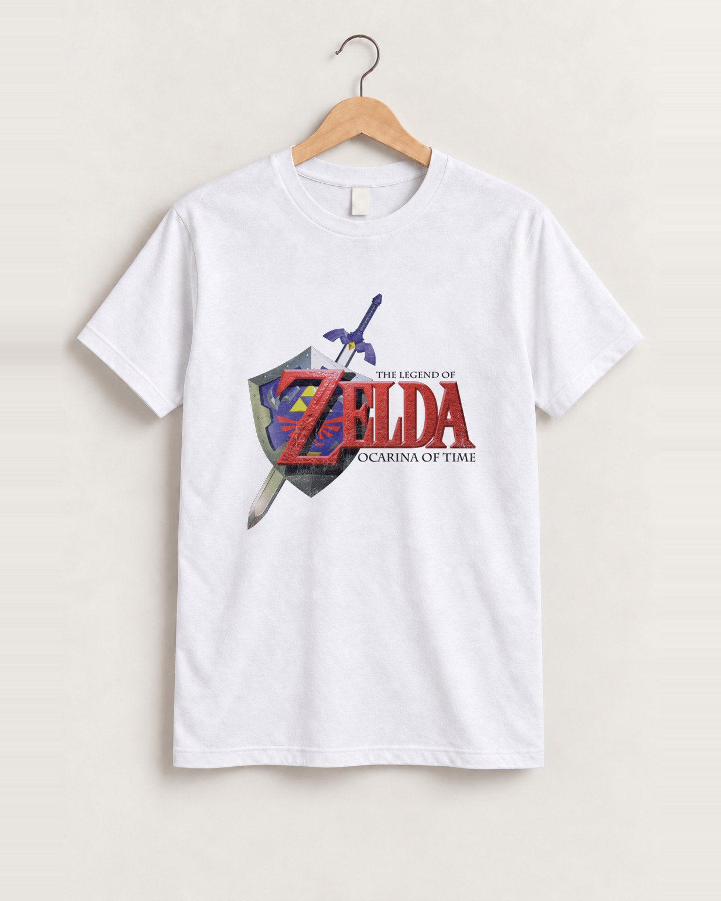 The legend of zelda - ocarina of time (1998) white t-shirt front