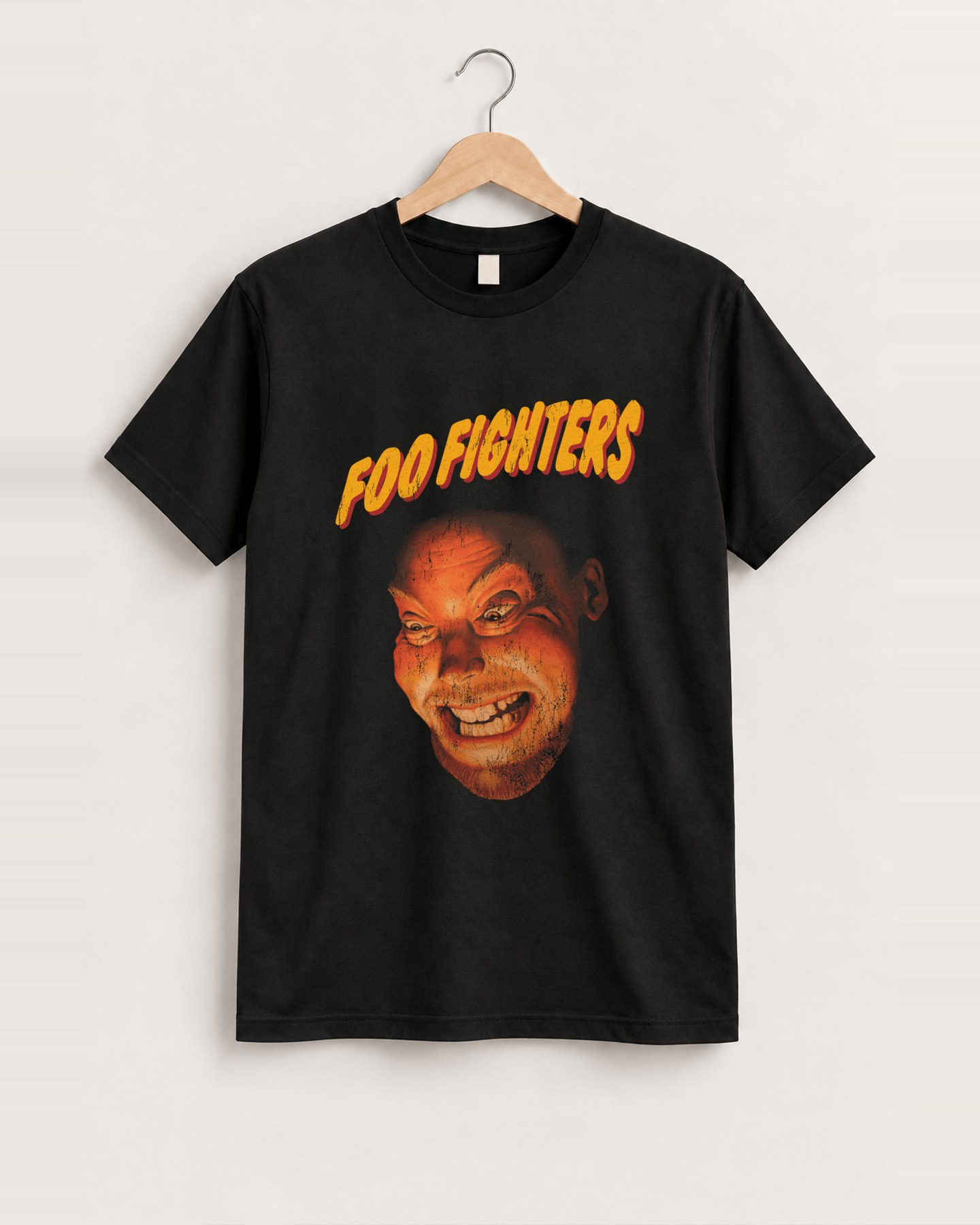 Foo fighters black t-shirt front
