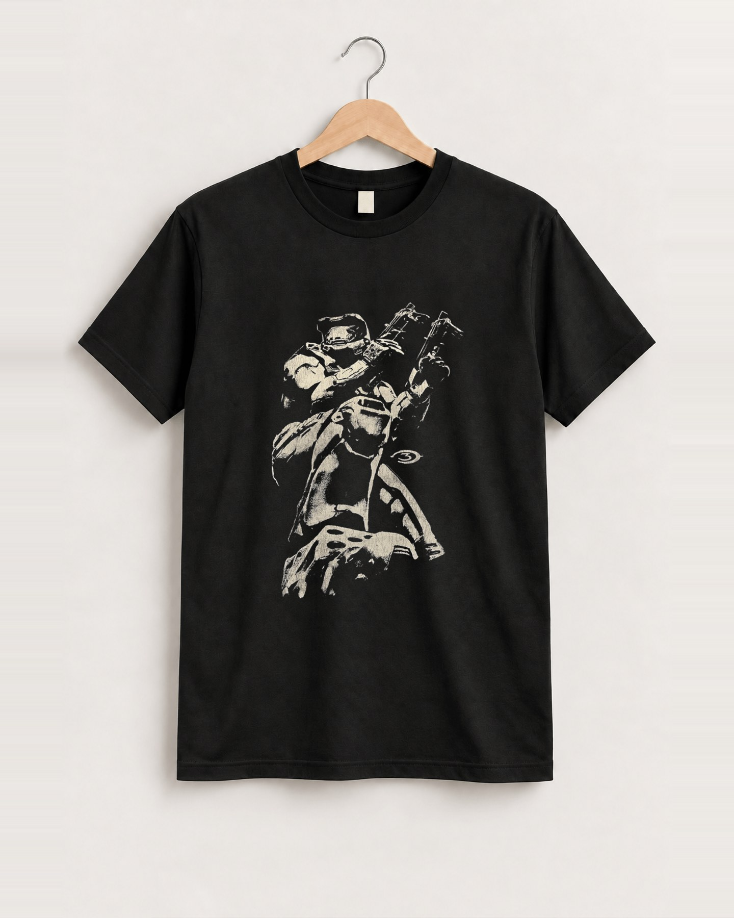 Halo 3 black tee front