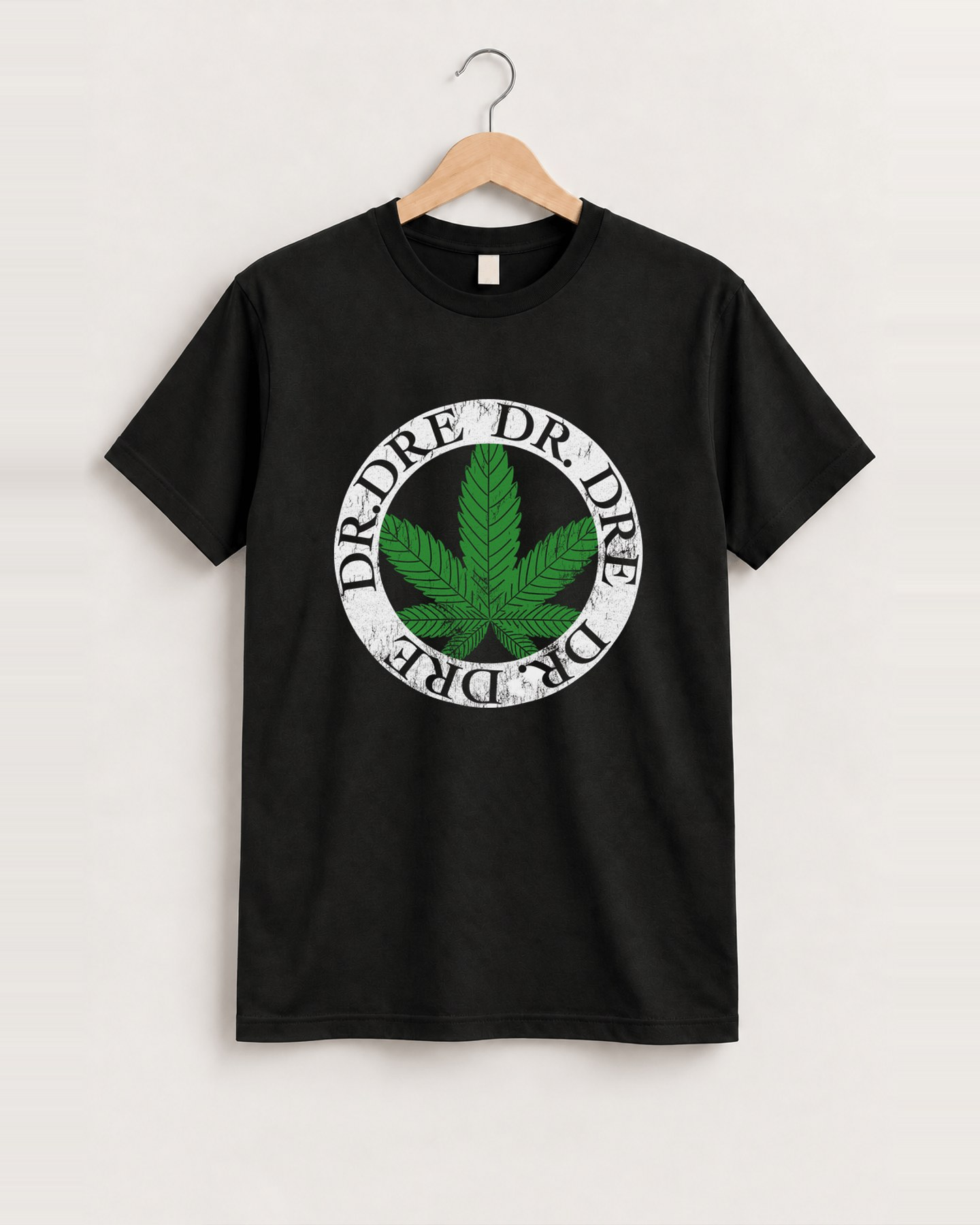 Dr. dre black t-shirt front