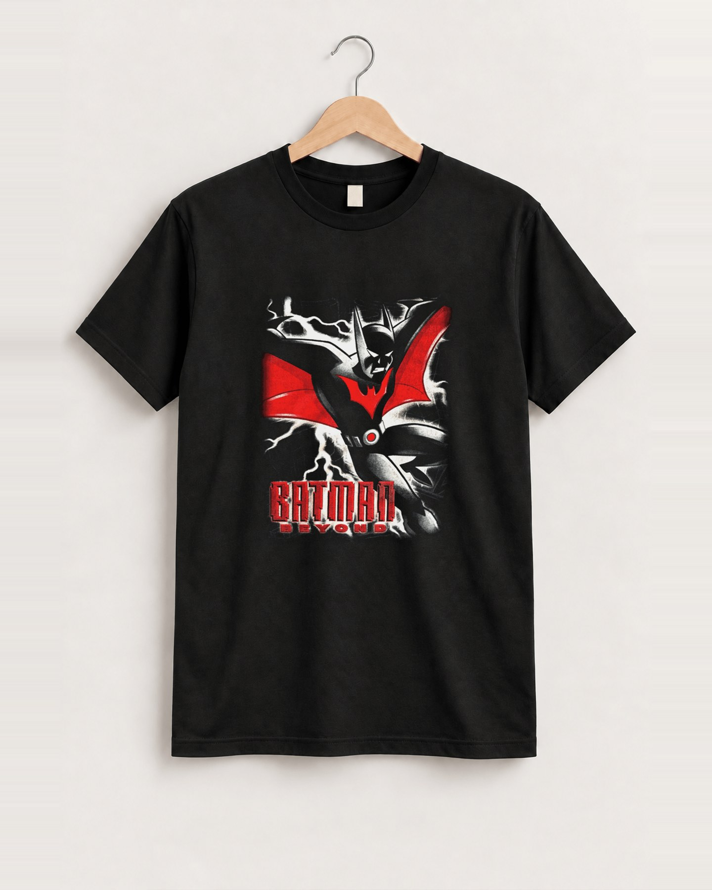 2001 Batman beyond black tee front