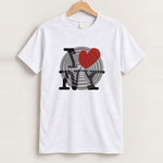 Aphex twin i love ny white tee front