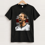 Harry kane england black t-shirt front