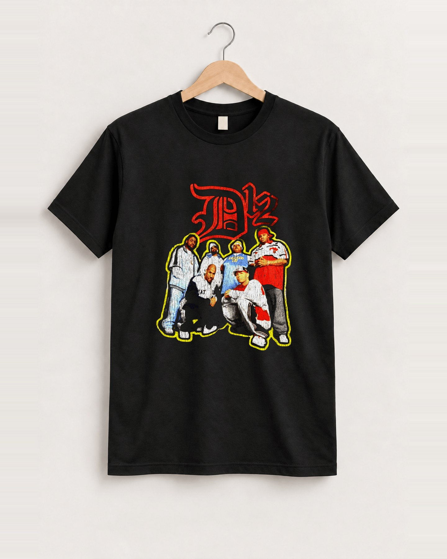 D12 black tee front