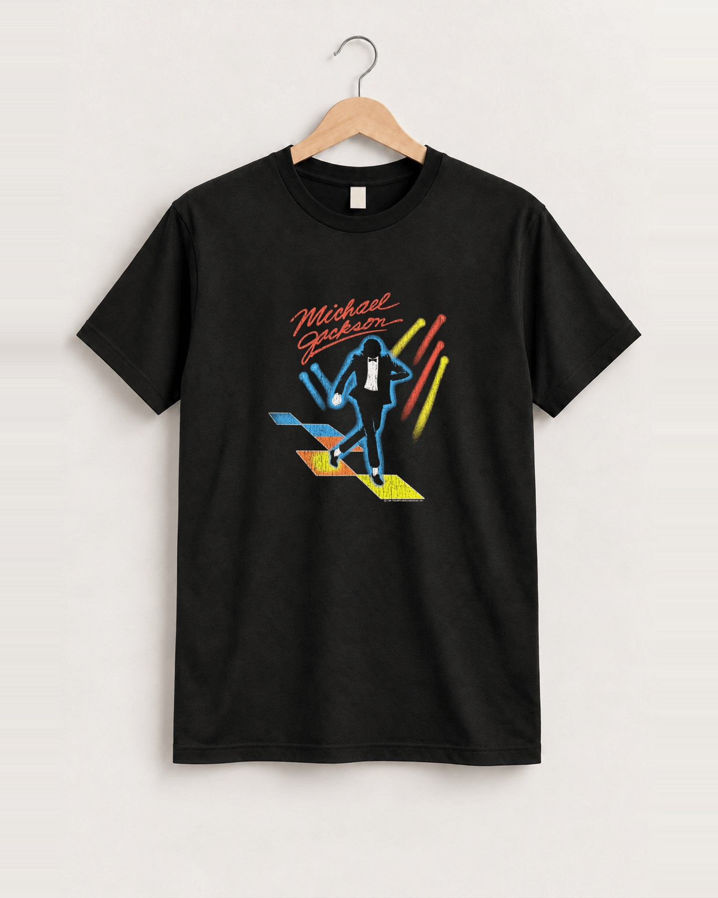 Vintage mj cut off tee front