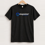 1999 Napster 'thanks for sharing' rare womens black tee front