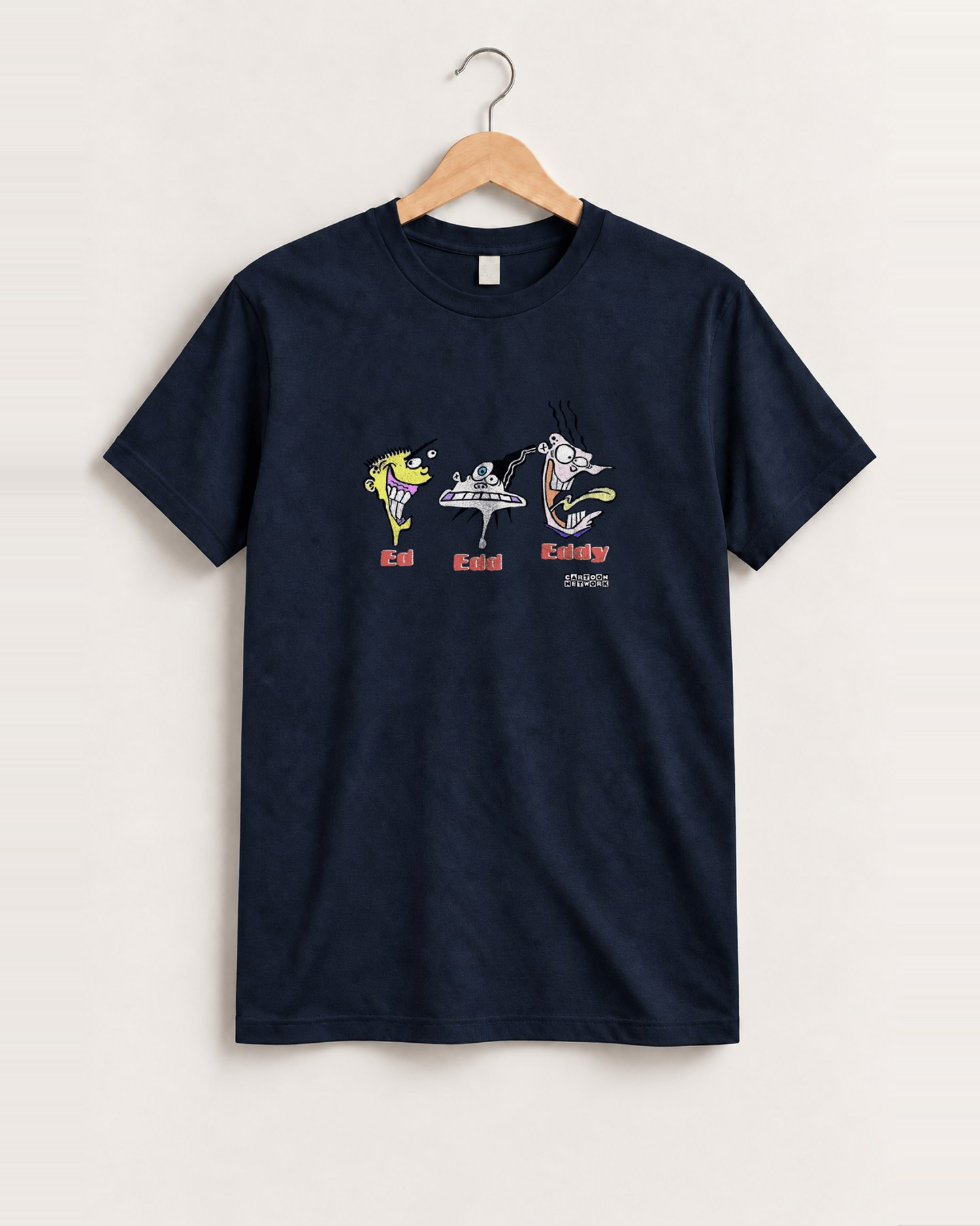 Y2k ed, edd & eddy navy tee front