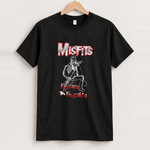 Misfits legacy of brutality vintage black t-shirt front