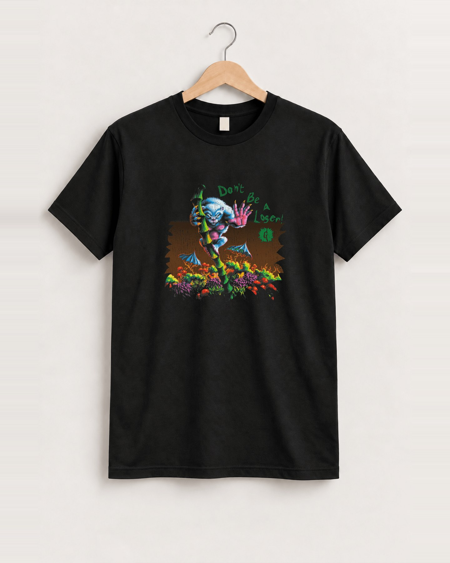 Goosebumps the beast from the east black tee front