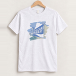 Vintage pocari sweat white tee front