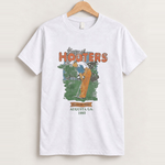 Hooters match week 'augusta' 93 white cut-off t-shirt front