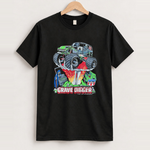1994 Grave digger black tee front