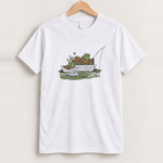 Frog and toad white tee front