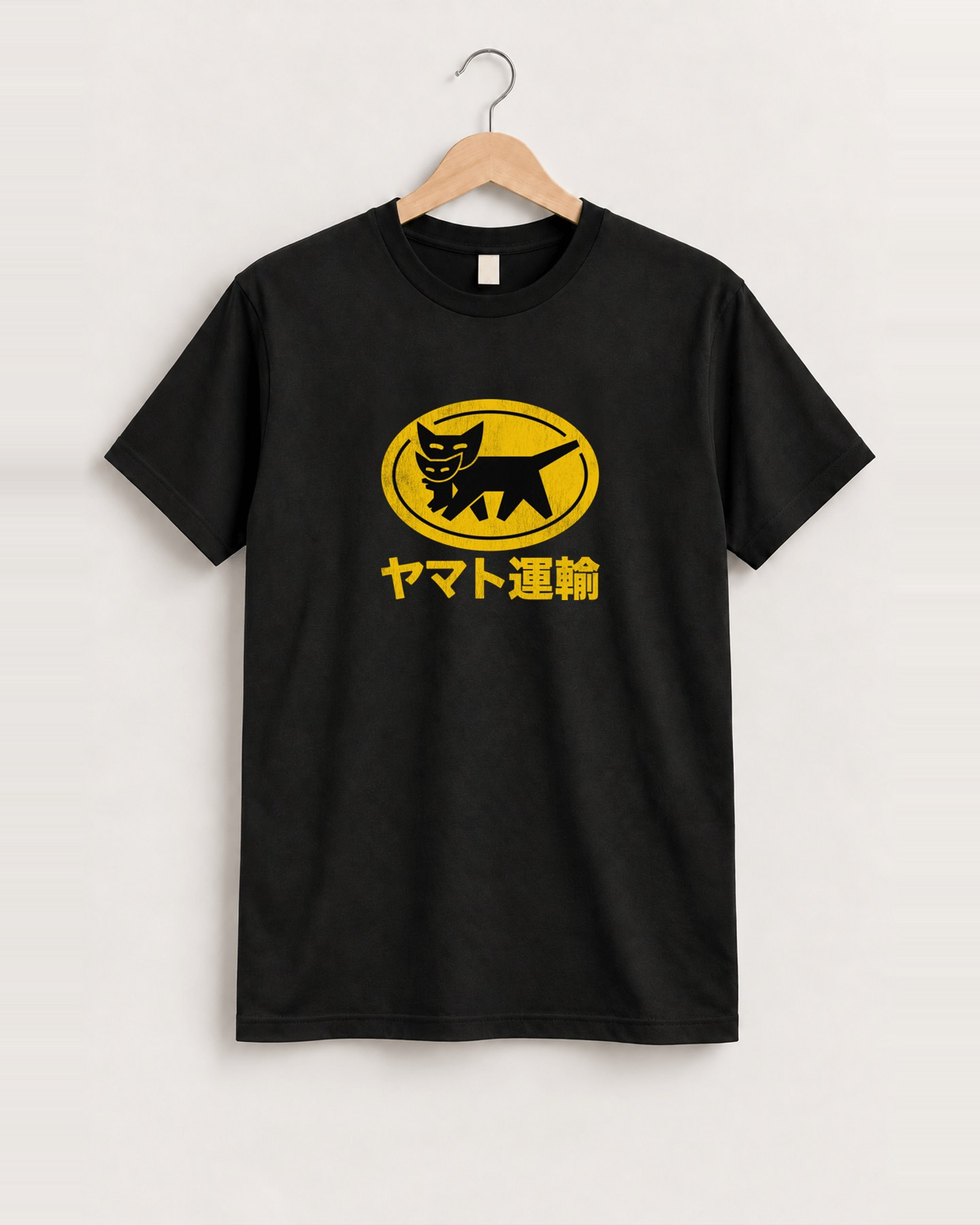 Vintage yamato transport black tee front