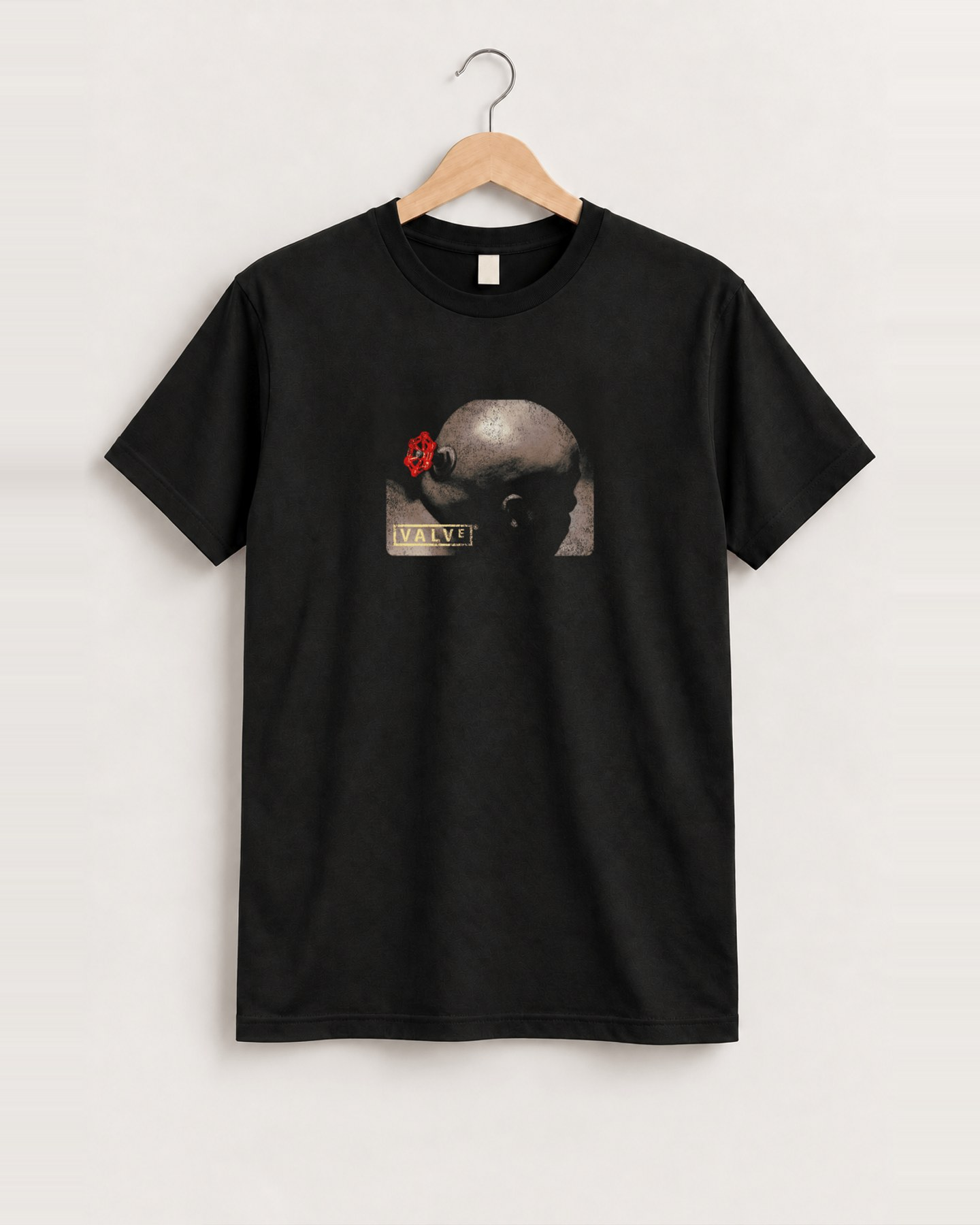 'mr. valve' vintage cut-off black promo tee front
