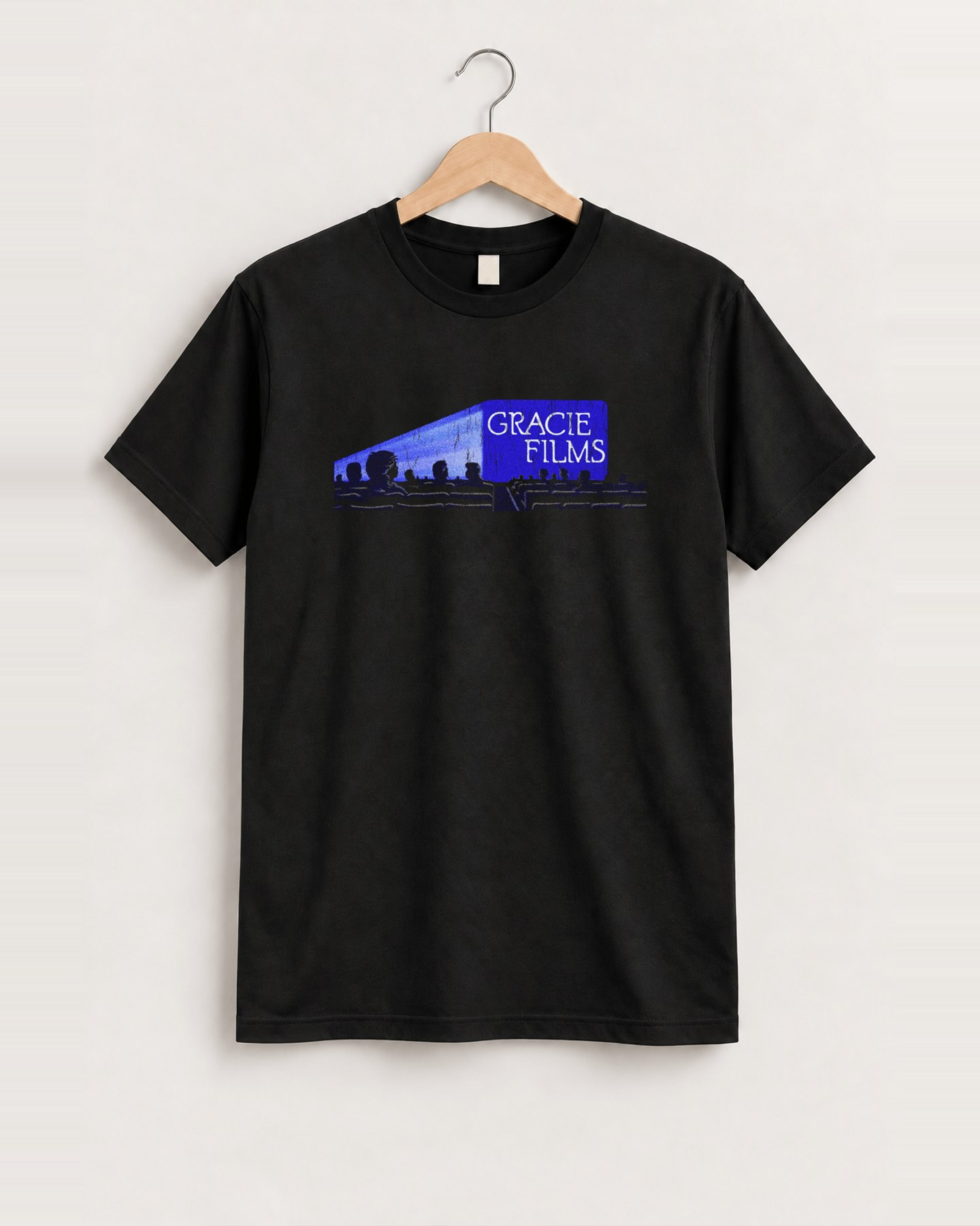 Gracie films promo black cut-off t-shirt front