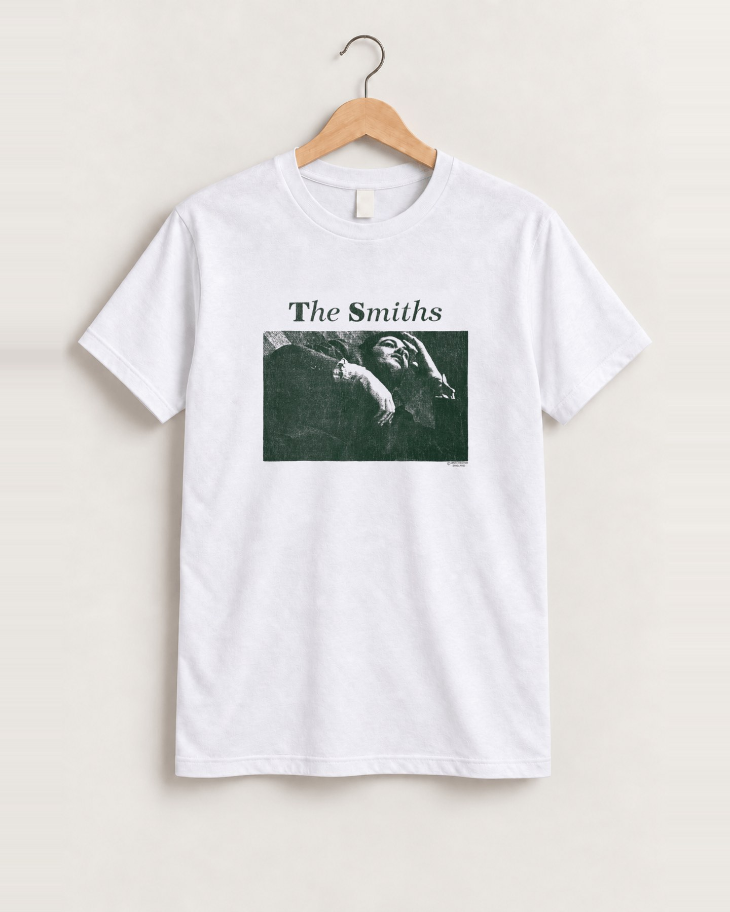 80s the smiths white tee front