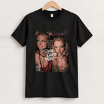 'nwsk feb. 2007 paris and britney' issue black t-shirt front