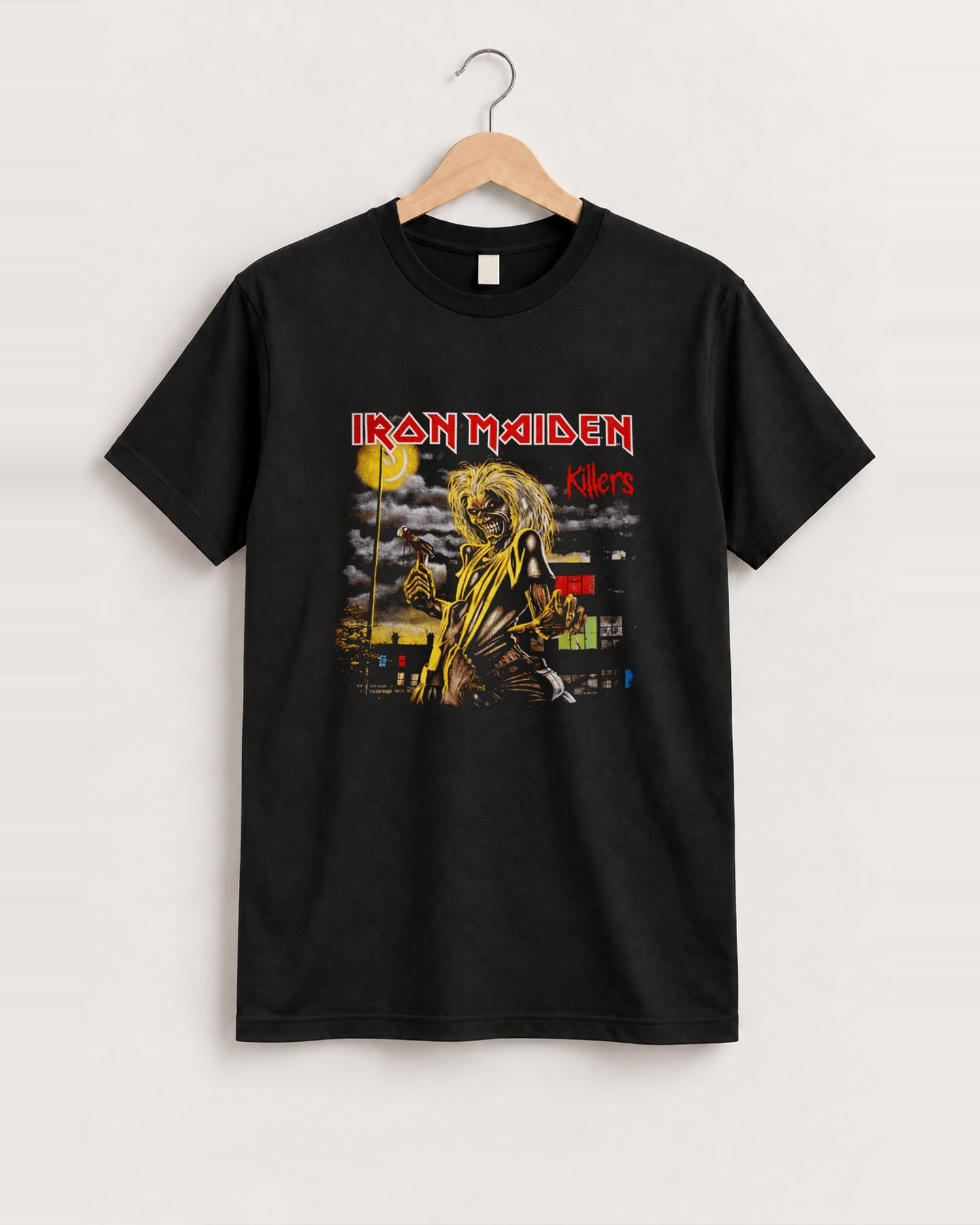 Vintage iron maiden 1999 killers black tee front