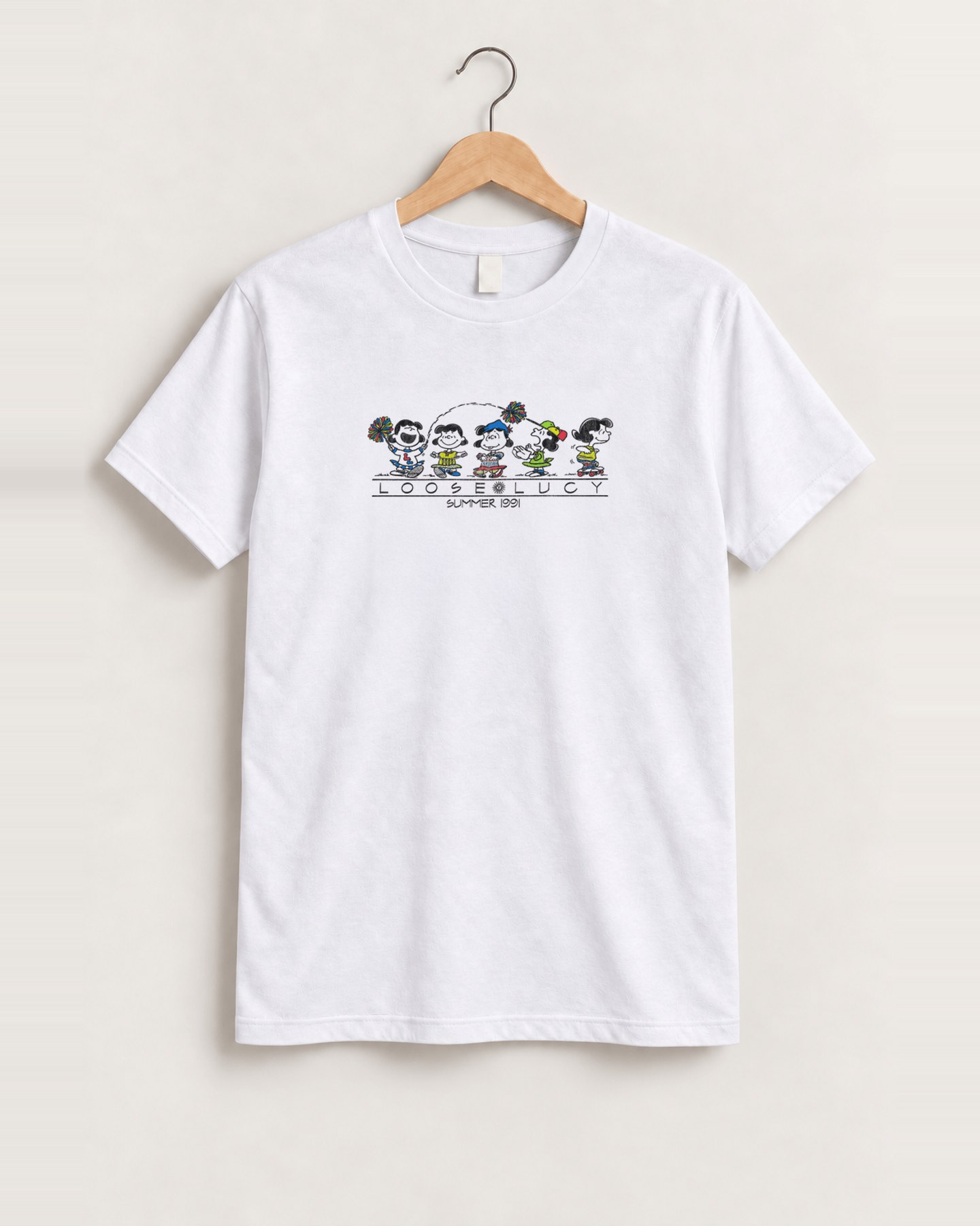Loose lucy grateful dead white tee front