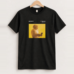 1988 Sony 'meditating monkey' black faded tee front