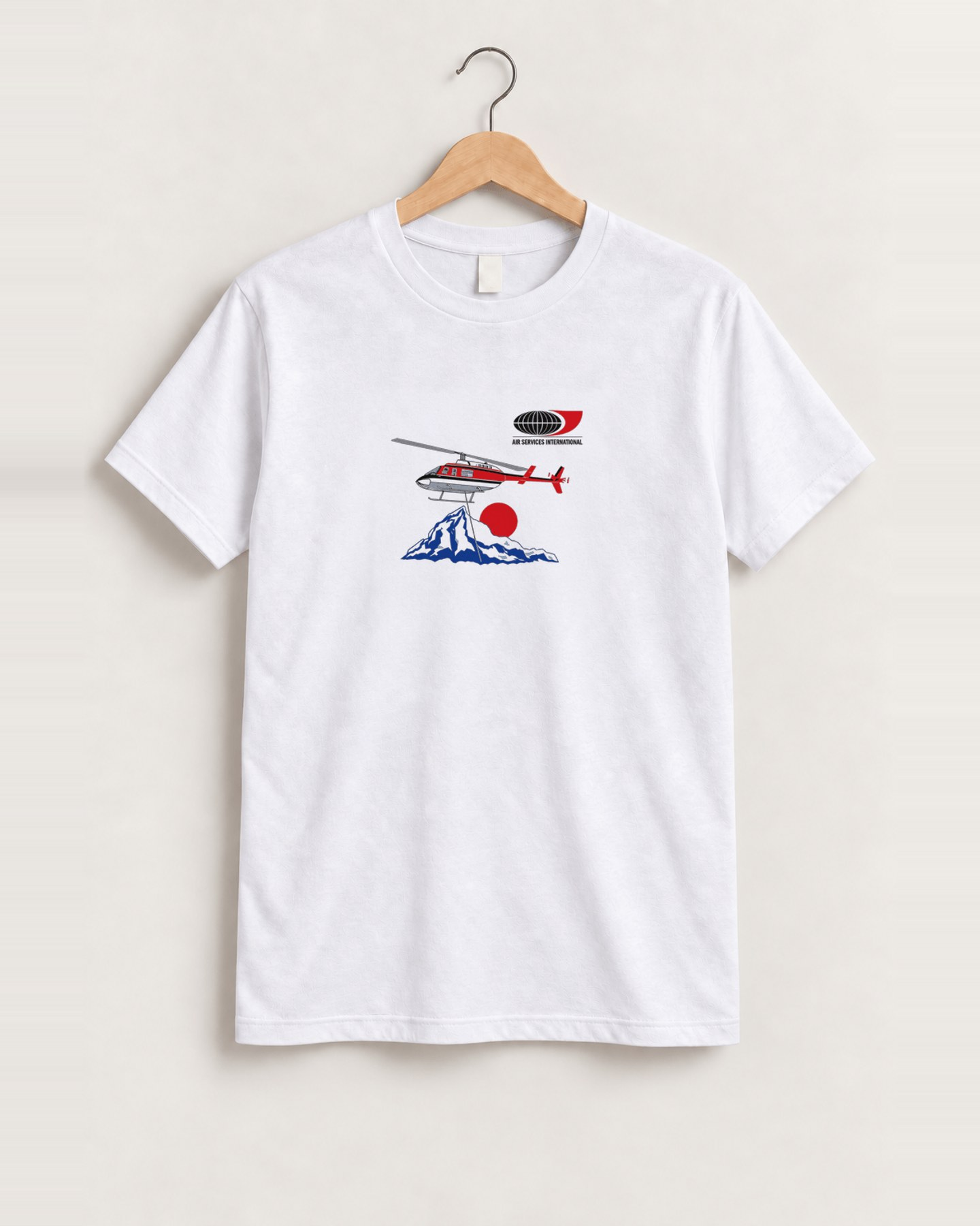 Air services international - napoleon dynamite white t-shirt front