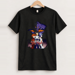 1998 Neon genesis evangelion black tee front
