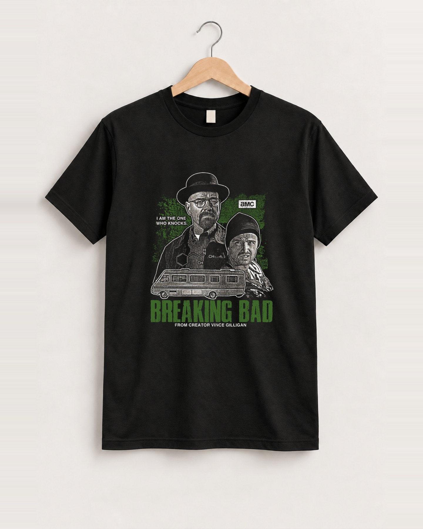 Breaking bad black tee front