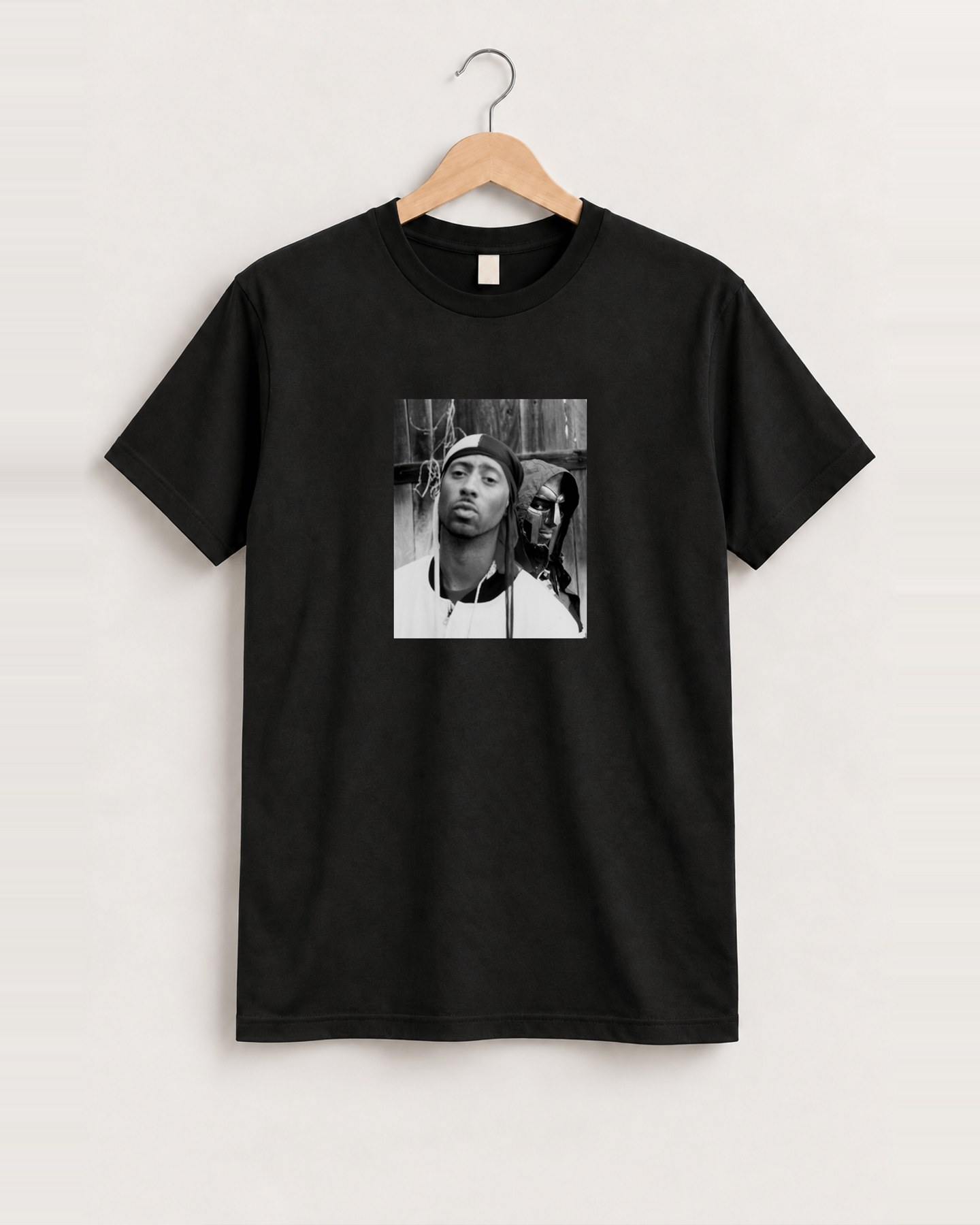 Supervillain Black Tee, approved scene front [FG-bb828bce0453]