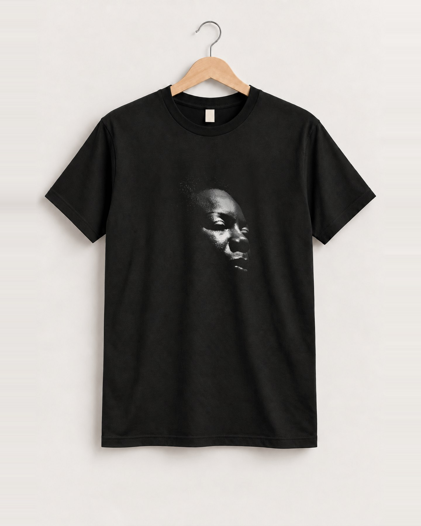 Nina simone black classic tee front