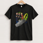 1998 Mtv 'celebrity deathmatch' vintage black tee front