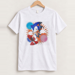 Early 90s vintage sonic white tee front