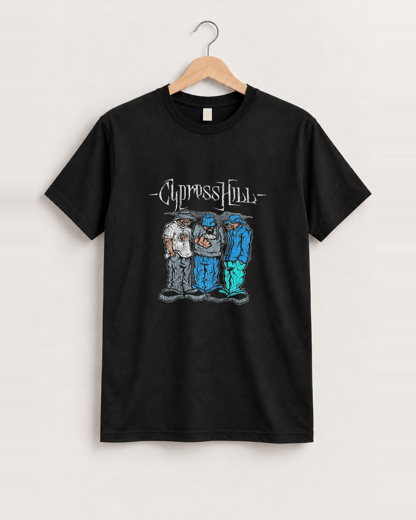 Cypress hill black tee front