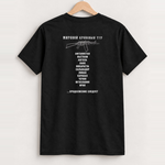 90s kalashnikov ak-47 tour black tee back