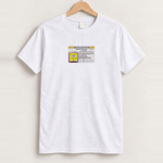 Sponge 'boating license' vintage white tee front