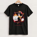 Shadow 'marlboro power' vintage black tee front