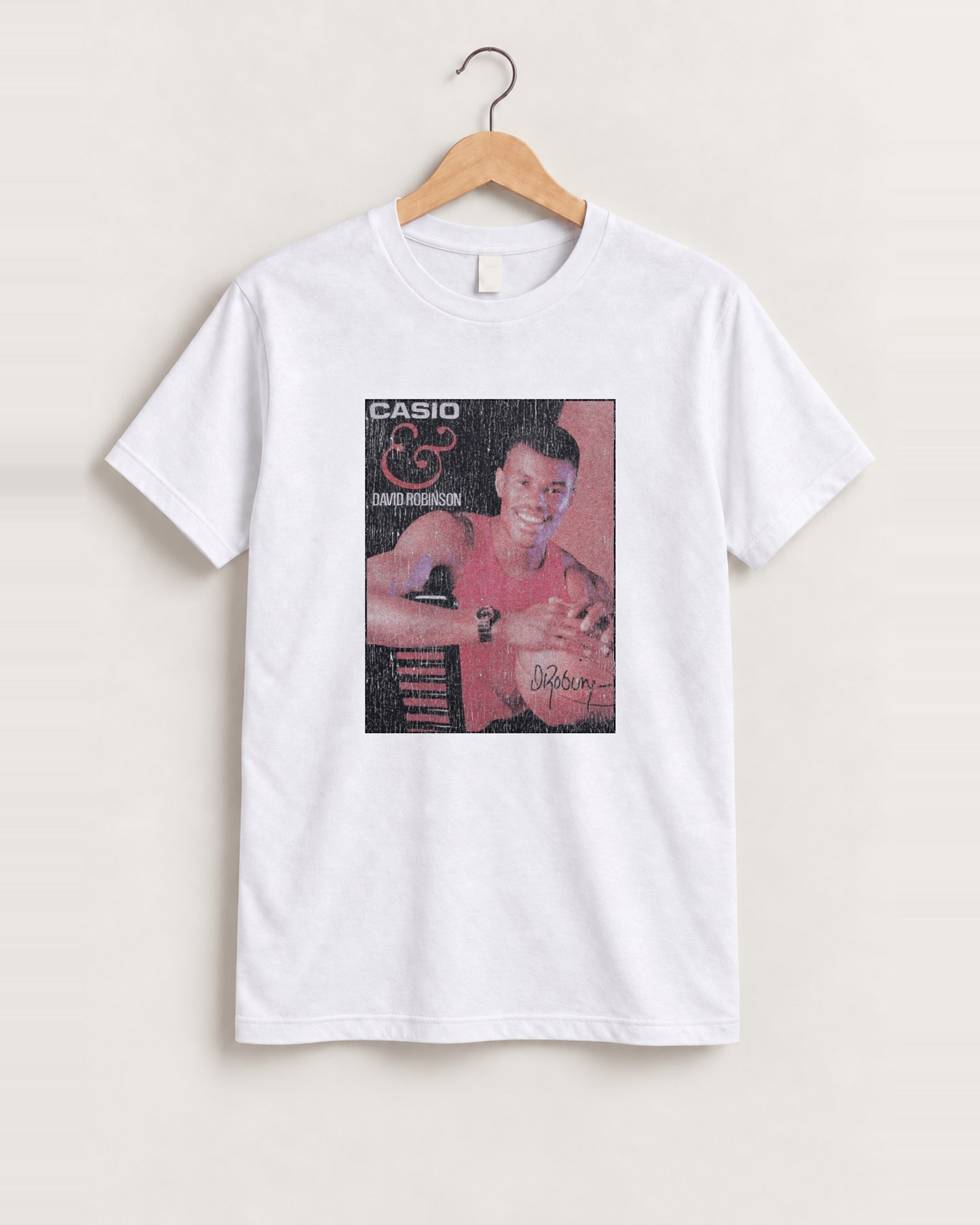 D robinson casio white tee, approved scene front [FG-ca6b9a6486b6]