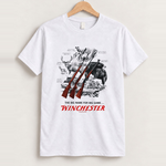 Winchester 'big game' white t-shirt front