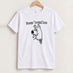 Scooby 'doobie" doo white vintage t-shirt front