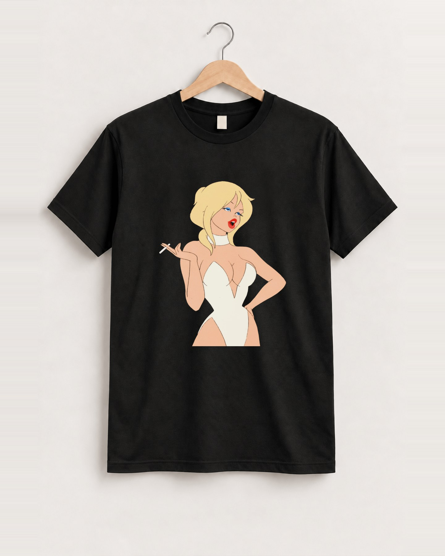 'holli would' black t-shirt front
