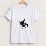 Rodeo white classic tee front