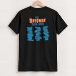 2001 Britney spears tour black tee back