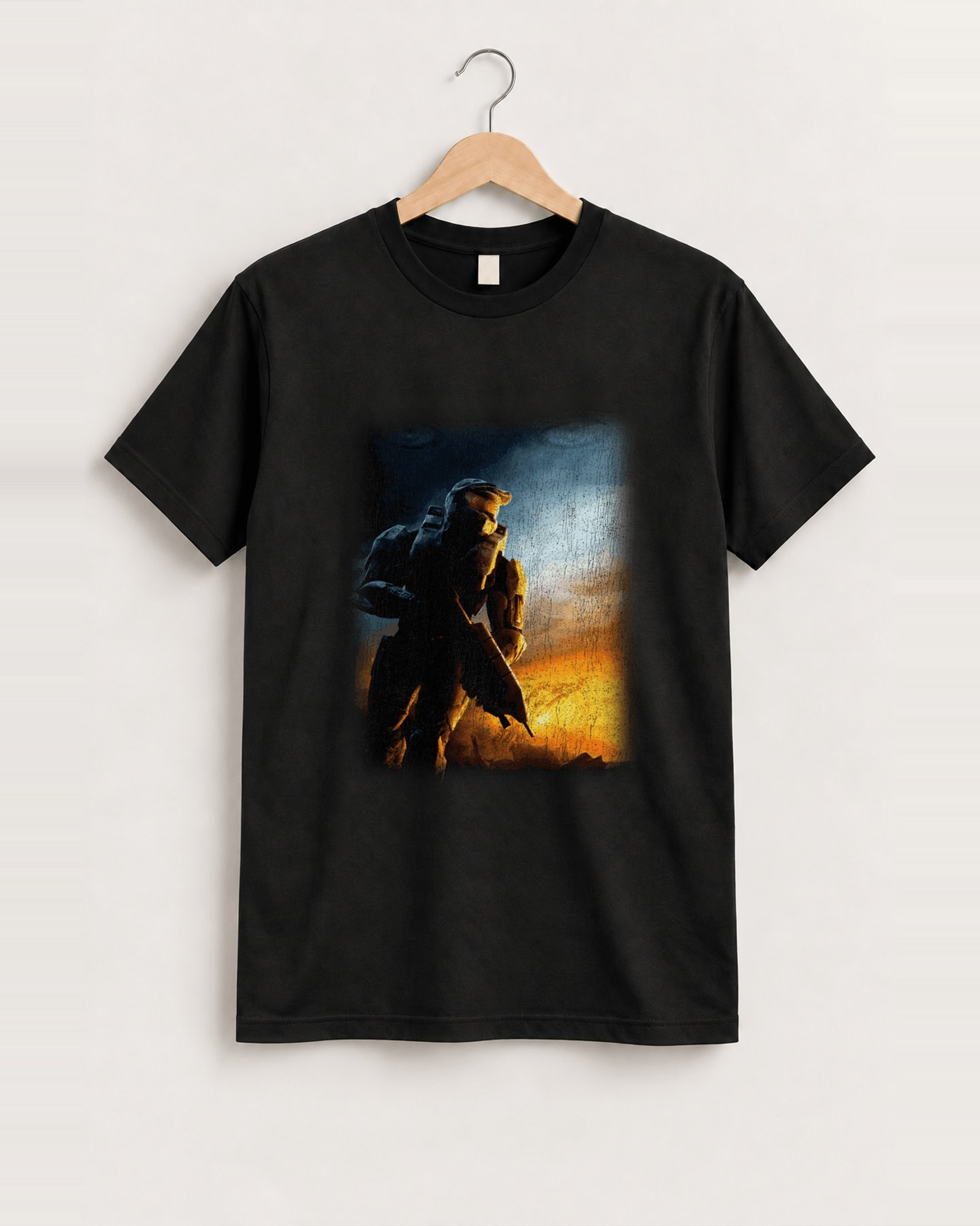 2007 Y2k hal0 3 promo black tee front